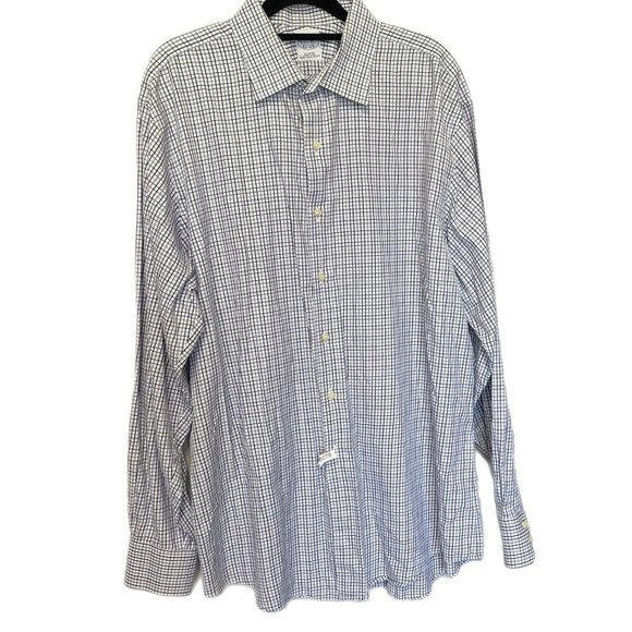 Brooks Brothers Other - Brooks Brothers 1818 Mens Dress Shirt 18 - 36 Blue Egyptian Cotton Long Sleeve